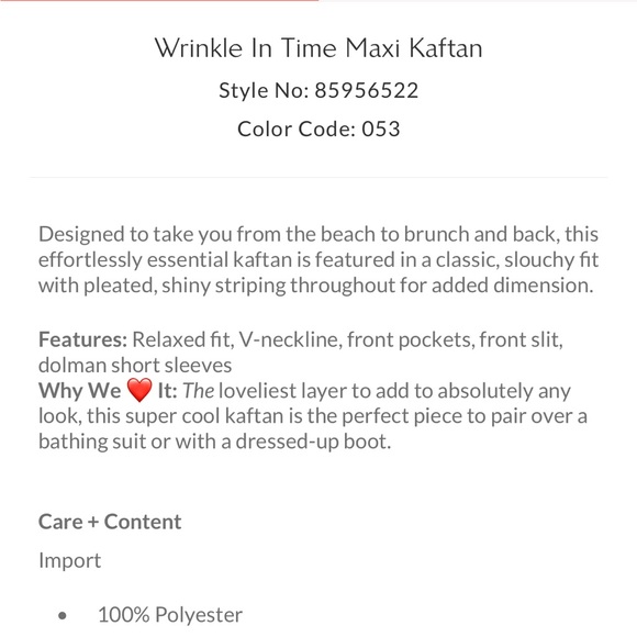 NWT Free People Wrinkle in Time Maxi Kaftan One Size in Plum - Picture 5 of 5